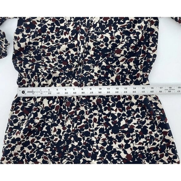 LOFT Women Long Sleeve‎ Shorts Romper Pockets Women's Size 6 Flaw - Picture 12 of 12